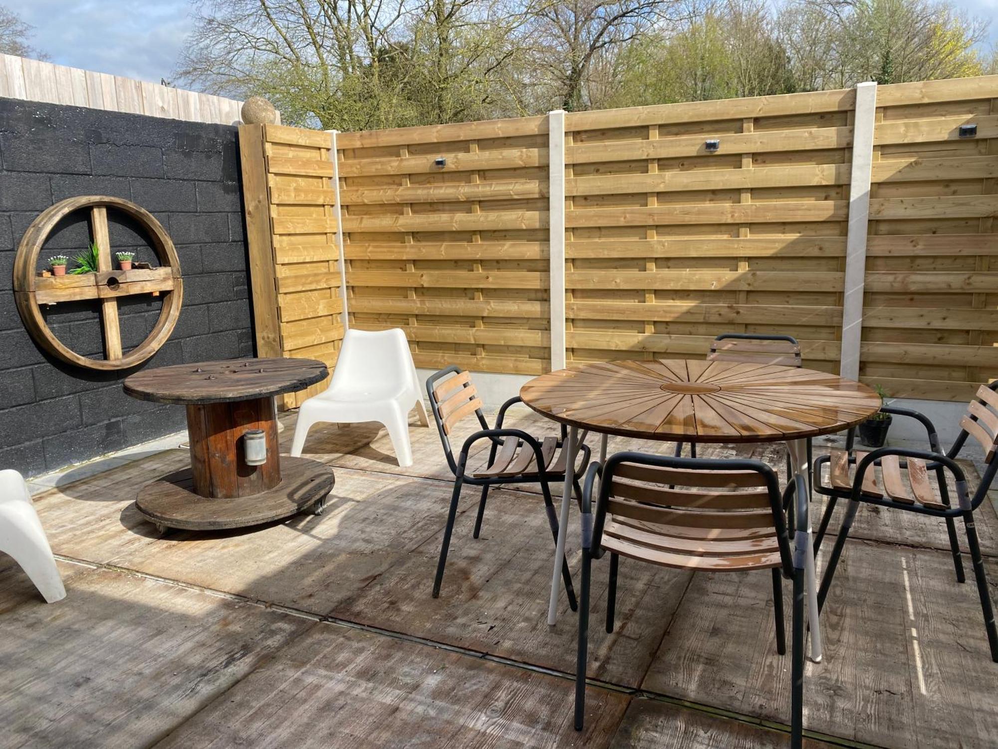 Entre Ville Et Campagne Appartement Cosy Avec Parking Et Terrasse Wood Coutiches Exteriör bild